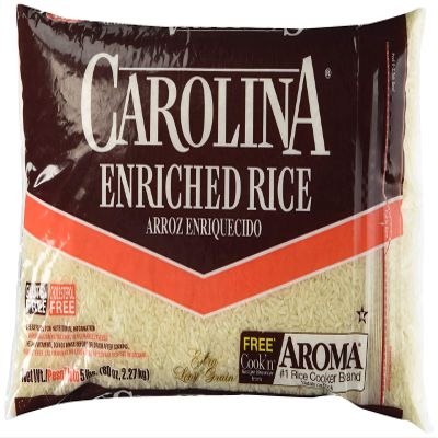 Carolina Enriched Rice Long Grain 5 lbs. - PACK OF 2