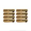 BPA-Free, Organic Bamboo Toothbrush with No-Glue Bristles - Compostable, Biodegradable, Vegan (8-Pack) (Black, Soft Bristles) view 1