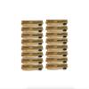 16-Pack BPA-Free, Organic Bamboo Toothbrush with Glue-Free Bristles - Family Pack - Annual Supply for 4-Person Family, Changing Brushes Every 3 Month (Black, Soft Bristle) view 1