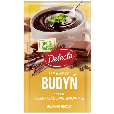 DELECTA Sweet Mug: pudding RASPBERRY MASCARPONE 5pc./5 servings Made in Poland