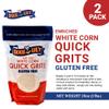 Dixie Lily White Corn Grits - Enriched With Iron, Niacin, Thiamine, Riboflavin - Classic Southern Taste - Certified Non-GMO - 2-Pack, 20oz view 3