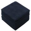 VeraSong Microfiber Dish Cloths Fast Drying Kitchen Cleaning Cloth Dish Rags Dust Cloths Ultra Absorbent Lint Free Washcloths 12inch x 12inch 10 Pack (Black)