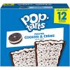 Pop-Tarts Toaster Pastries, Breakfast Foods, Kids Snacks, Frosted Cookies and Creme (12 Pop-Tarts) view 1