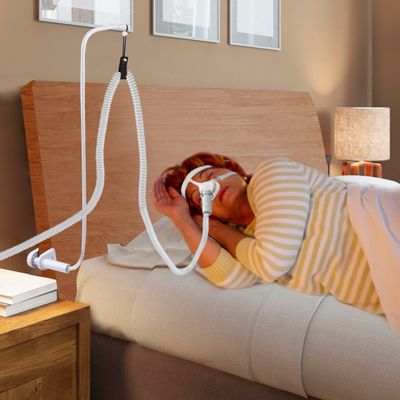 Jakia CPAP Hose Holder Hanger Hook Organizer Tube Clamp and Support Minimize Hose Tangle and Air Leakage with Angles Adjustable CPAP Accessory Supplies_Make Sleep Better