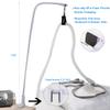 Jakia CPAP Hose Holder Hanger Hook Organizer Tube Clamp and Support Minimize Hose Tangle and Air Leakage with Angles Adjustable CPAP Accessory Supplies_Make Sleep Better view 3