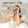 ZIMASILK Adjustable 100% 22 Momme Mulberry Silk Sleep Mask for Sleeping, Filled with Premium Mulberry Silk, Softest & Breathable Eye Sleeping Mask (Beige) view 2