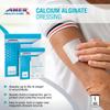 AMERX - Calcium Alginate - Wound Dressing Pads - Non Adhesive Pads - Absorbs up to 20x its Weight in Fluid for Pressure and Diabetic Ulcers view 3