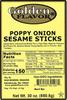 Golden Flavor - Poppy Onion Sesame sticks - 30 oz bags (4 Pack) view 1