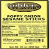 Golden Flavor - Poppy Onion Sesame sticks - 30 oz bags (7Pack) view 1