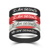 I Am Second 4-Pack Regular/Adult Multi-Color Wristband Bundle view 3