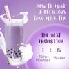 Top Inno Taro Milk Tea Powder Kit - Instant Bubble Tea Mix, Boba Pearls - 1.1lb 500g 17.6oz view 4