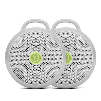Yogasleep Hushh Portable White Noise Sound Machine for Baby - 2 Pack - 3 Natural Sounds with Volume Control, Compact Size, Noise Canceling for Sleep Aid, Office Privacy, & Meditation, Registry Gift