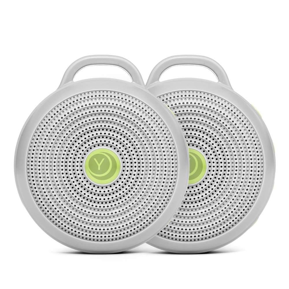 Yogasleep Hushh Portable White Noise Sound Machine for Baby - 2 Pack - 3 Natural Sounds with Volume Control, Compact Size, Noise Canceling for Sleep Aid, Office Privacy, & Meditation, Registry Gift