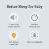 Yogasleep Hushh Portable White Noise Sound Machine for Baby - 2 Pack - 3 Natural Sounds with Volume Control, Compact Size, Noise Canceling for Sleep Aid, Office Privacy, & Meditation, Registry Gift view 2