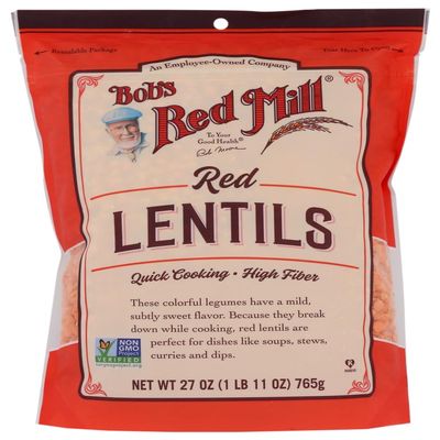 Bob's Red Mill Red Lentils, 27 Oz (Pack of 1) - Non GMO, Vegan, Kosher