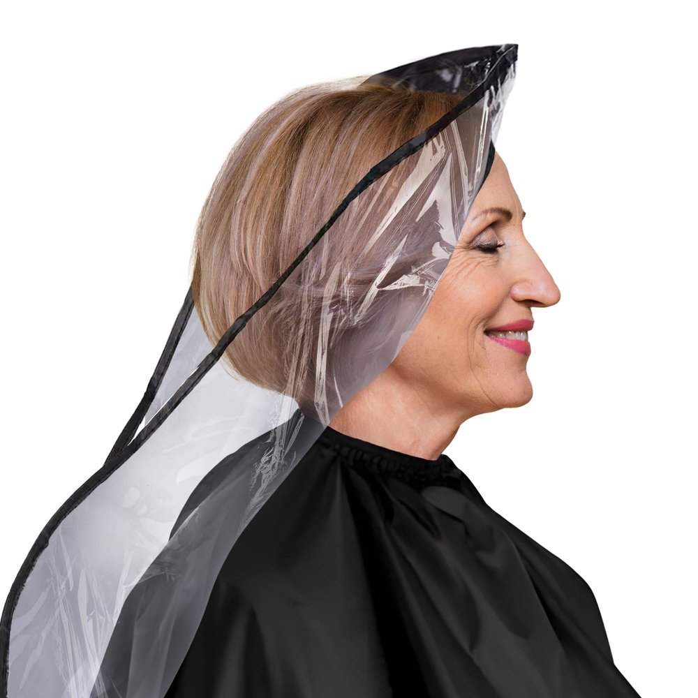 Hair Funnel for Washing Hair for Elderly Shampoo Cape with Waterproof PVC Build 20"x9.5" for Upright Sink Washing & No-Rinse Care Shampoo Caps no Rinse for Gentle Bedridden Support & Home Use