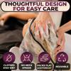 Hair Funnel for Washing Hair for Elderly  Shampoo Cape with Waterproof PVC Build 20"x9.5" for Upright Sink Washing & No-Rinse Care  Shampoo Caps no Rinse for Gentle Bedridden Support & Home Use view 4