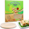 TANISA 24 Sheets Organic Rice Paper Wrappers, Spring Roll Wrappers for Fresh roll (22cm, Round, 7.05 oz/pack) Organic White, Rice Papers Sheets, Non GMO, Gluten Free, Made In Vietnam, Banh Trang Goi Cuon view 1