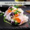 TANISA 24 Sheets Organic Rice Paper Wrappers, Spring Roll Wrappers for Fresh roll (22cm, Round, 7.05 oz/pack) Organic White, Rice Papers Sheets, Non GMO, Gluten Free, Made In Vietnam, Banh Trang Goi Cuon view 4