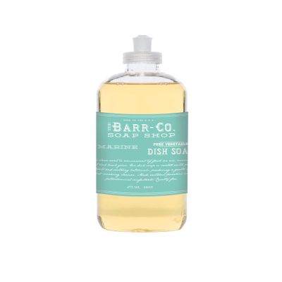 Barr Co 16oz Soothing Powerful Pure Vegetable Gentle Dish Soap Collection (Marine)