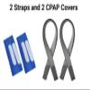 2-Pack CPAP Headgear Straps with 2 CPAP Covers, Compatible with ResMed Swift FX Nasal Pillow CPAP Mask view 2