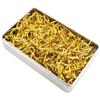LJY Golden Glitter Raffia Paper Shreds, 100g Crinkle Cut Filler for Gift Wrapping, Basket Filling, Wedding Decorations, Party Supplies, and DIY Crafts Shredded Confetti Strands view 2