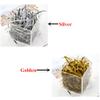 LJY Golden Glitter Raffia Paper Shreds, 100g Crinkle Cut Filler for Gift Wrapping, Basket Filling, Wedding Decorations, Party Supplies, and DIY Crafts Shredded Confetti Strands view 4