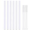 Greant [6-Pack] Replacement Straws Compatible with LIFEFACTORY Straw Cap Water Bottle - 12oz, 16oz, 22oz (165mm (compatible with 12 Ounce Lifefactory Bottles)) view 1