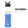 Greant [6-Pack] Replacement Straws Compatible with LIFEFACTORY Straw Cap Water Bottle - 12oz, 16oz, 22oz (165mm (compatible with 12 Ounce Lifefactory Bottles)) view 3