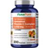NusaPure Liposomal Vitamin C 2032mg - 200 Veggie Vegan Capsules, BioPerine - High Absorption Ascorbic Acid view 1
