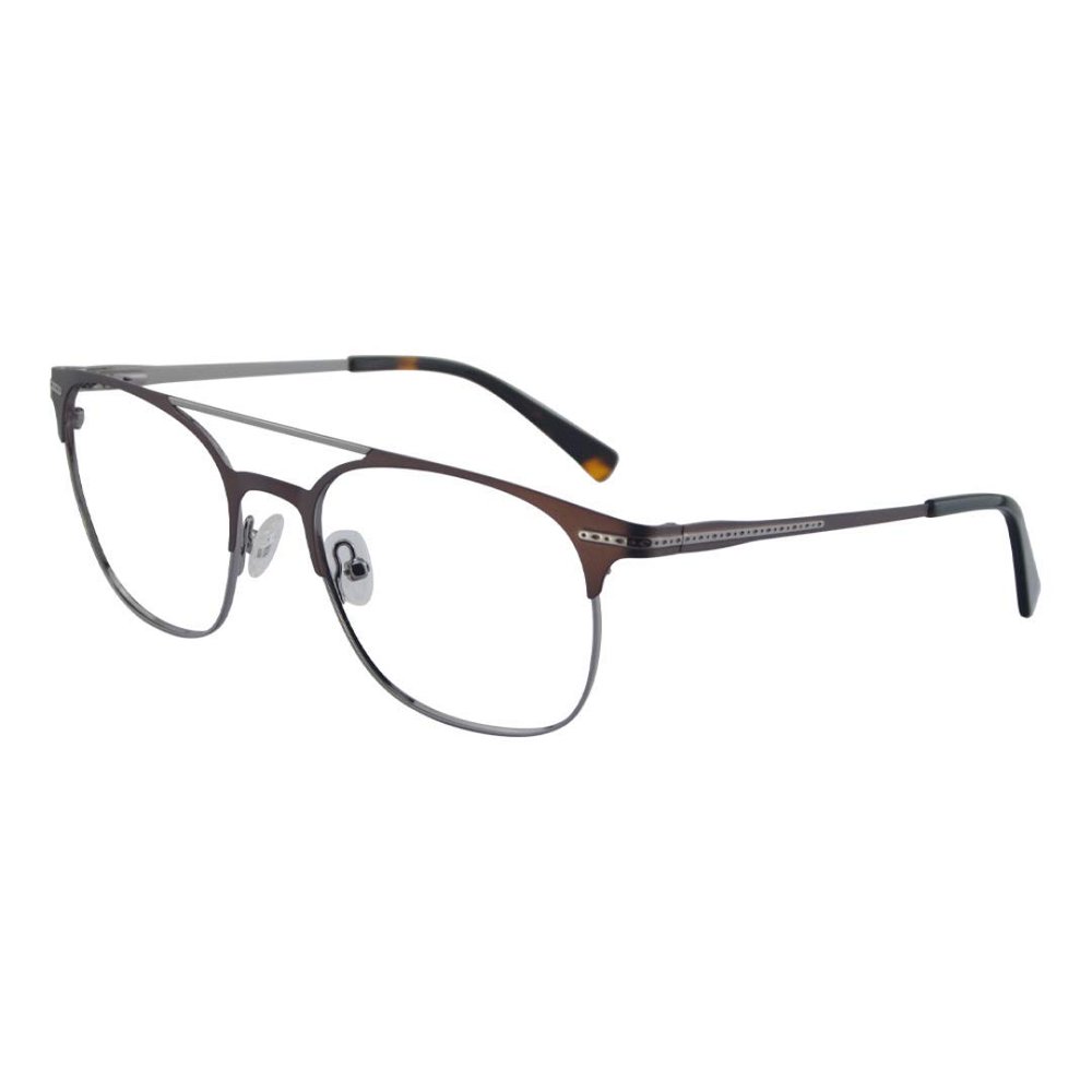 ProEyes Lepus,Progressive Multifocal Blue Light Blocking Readers w/Spring Hinge, Anti-Reflective Resin Lens, 0 Power on Top Lens (Brown, 2.00 x)