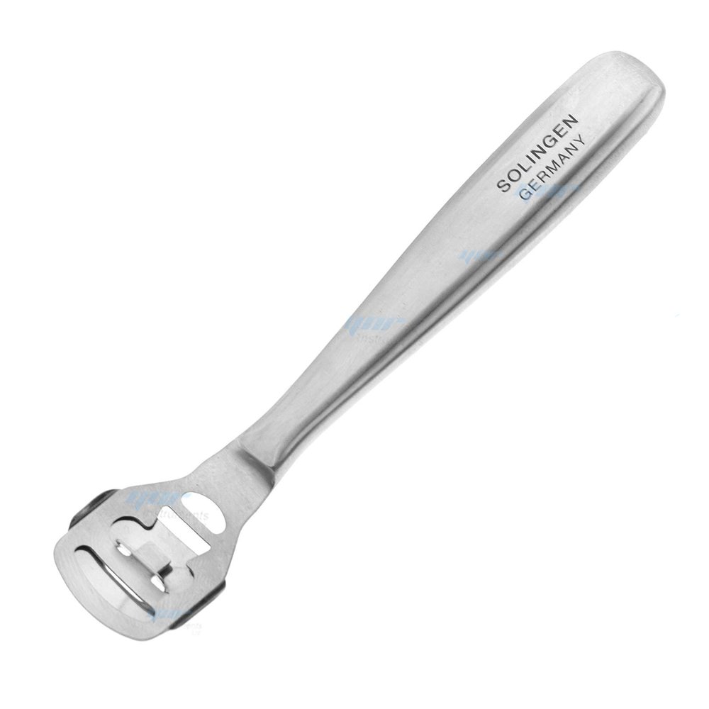 YNR Callus Remover Corn Hard Skin Remover Foot Heel Shaver Pedicure Foot Care Personal Care (Silver Plain)