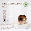 American Ayurveda Copper Ball. Copper Metal Ball, Bring Integrity and Clear Thinking with Natural Energy and Meditation Crytal Sphare, Get Mental Agility Grounding Movement Therapy - 3 inches view 4