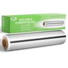 [10 Pack] Heavy Duty Food Service Aluminum Foil Roll (18 inch x 500 FT) with Sturdy Corrugated Cutter Box - Great for Grill Use, Kitchen Wrap, Foil Wrap, Cooking, Cleaning by EcoQuality view 1