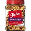 Fisher Snack Sweet Nut Bulk Trail Mix, 38 oz (Pack of 1), Honey Roasted Peanuts, Raisins, Frosted Walnuts, Cashews, Dried Sweetened Cranberries, Healthy Snacks for Adults & Kids, Dried Fruit, Trail Mix Snacks view 1