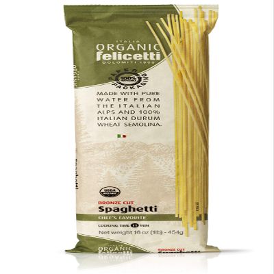Organic Felicetti Spaghetti Pasta Italian Non-GMO 16oz (454g) 1 Pack