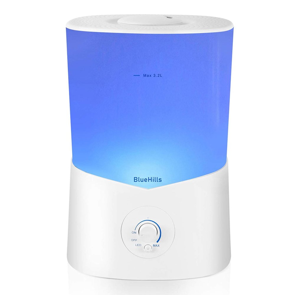 BlueHills Premium 3000 ML XL Essential Oil Diffuser Aroma Humidifier 3 Liter Big Capacity Huge Size Plant Baby Living Room Dcor Lights Home High Mist Long Run Time Aromatherapy Diffuser White 3L-K1