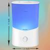 BlueHills Premium 3000 ML XL Essential Oil Diffuser Aroma Humidifier 3 Liter Big Capacity Huge Size Plant Baby Living Room Dcor Lights Home High Mist Long Run Time Aromatherapy Diffuser White 3L-K1 view 3