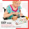 Large Weekly Pill Organizer - 2 Pack AM PM Pill Box - XL 7 Day Pill Organizer for Medication, Pills, Supplements with Braille, Bright, Easy to Read view 4