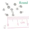 Dental Orthodontic Braces Bondable Lingual Buttons With Traction Hooks Ortho Pulling Rings,10pcs/Pack, Mesh Base (3 Packs) view 2