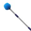Cobweb Duster with Pole, 4ft Stainless Steel Pole Cobweb Brush with Medium-Stiff Bristles for Walls Beams Shelves Iight Fixtures and Window Screens view 1