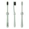 Youngy Baby Toothbrush, Baby Toothbrush Natural Wheat Straw Cartoon Toddler Kid Born Dental Oral Care view 3