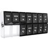 XL Weekly Pill Organizer 2 Times a Day, Fullicon Extra Large Daily Pill Cases Oversized AM PM Pill Box Twice a Day for Vitamin/Fish Oil/Pills/Supplements view 1