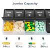 XL Weekly Pill Organizer 2 Times a Day, Fullicon Extra Large Daily Pill Cases Oversized AM PM Pill Box Twice a Day for Vitamin/Fish Oil/Pills/Supplements view 2