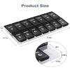 XL Weekly Pill Organizer 2 Times a Day, Fullicon Extra Large Daily Pill Cases Oversized AM PM Pill Box Twice a Day for Vitamin/Fish Oil/Pills/Supplements view 4