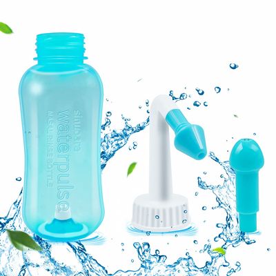 Abnaok Nasal Wash Bottle, Sinus Rinse and Nasal Irrigation Nasal Wash Bottle Pot Device Nasal Irrigation Perfect for Adult & Kid (500MLgreen)