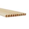 BambooMN Reusable Bamboo Drinking Straws - Eco Friendly Plastic Alternative - Thick - 7.87" - 100 pcs view 2