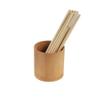 BambooMN Reusable Bamboo Drinking Straws - Eco Friendly Plastic Alternative - Thick - 7.87" - 100 pcs view 3