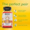 Zhou D3+K2 - Vitamin D3 K2 Supplement for Women & Men, Immune Support Vit D3 and K2 Gummy, Gelatin Free Formula with 5000 IU of D3 and MK-7 - 60 Veggie Gummies (Pack of 1) view 4