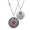 ASTERY Stainless Steel Medical Alert ID Necklace with Free Engraving for Men Women,Irish Celtic Knot Emergency Identification Pendant Necklace view 1